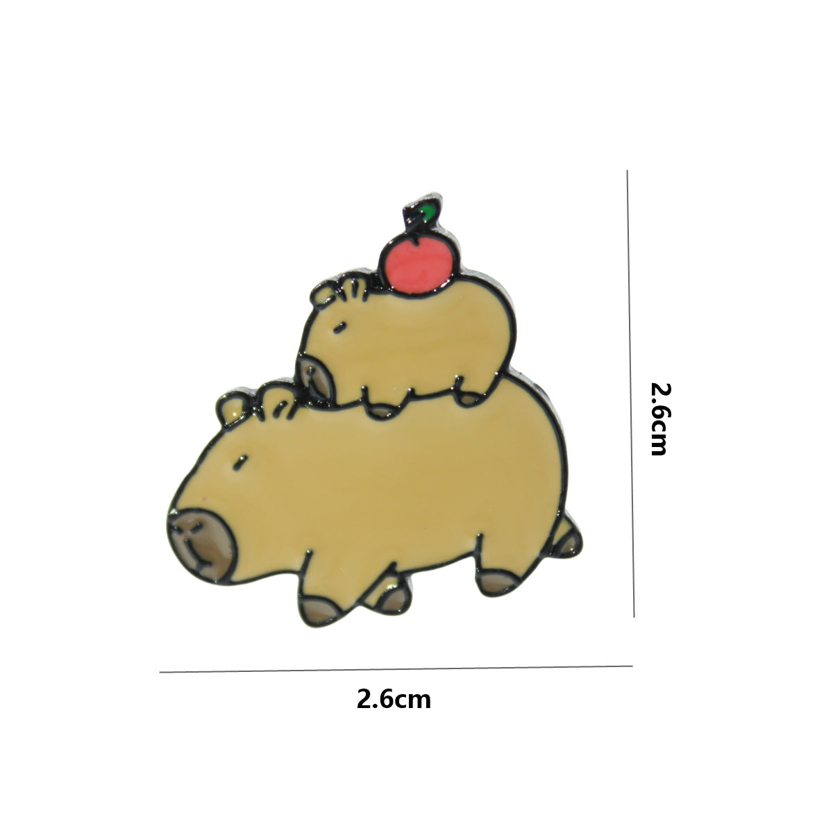 Pines de Capybara Manzana
