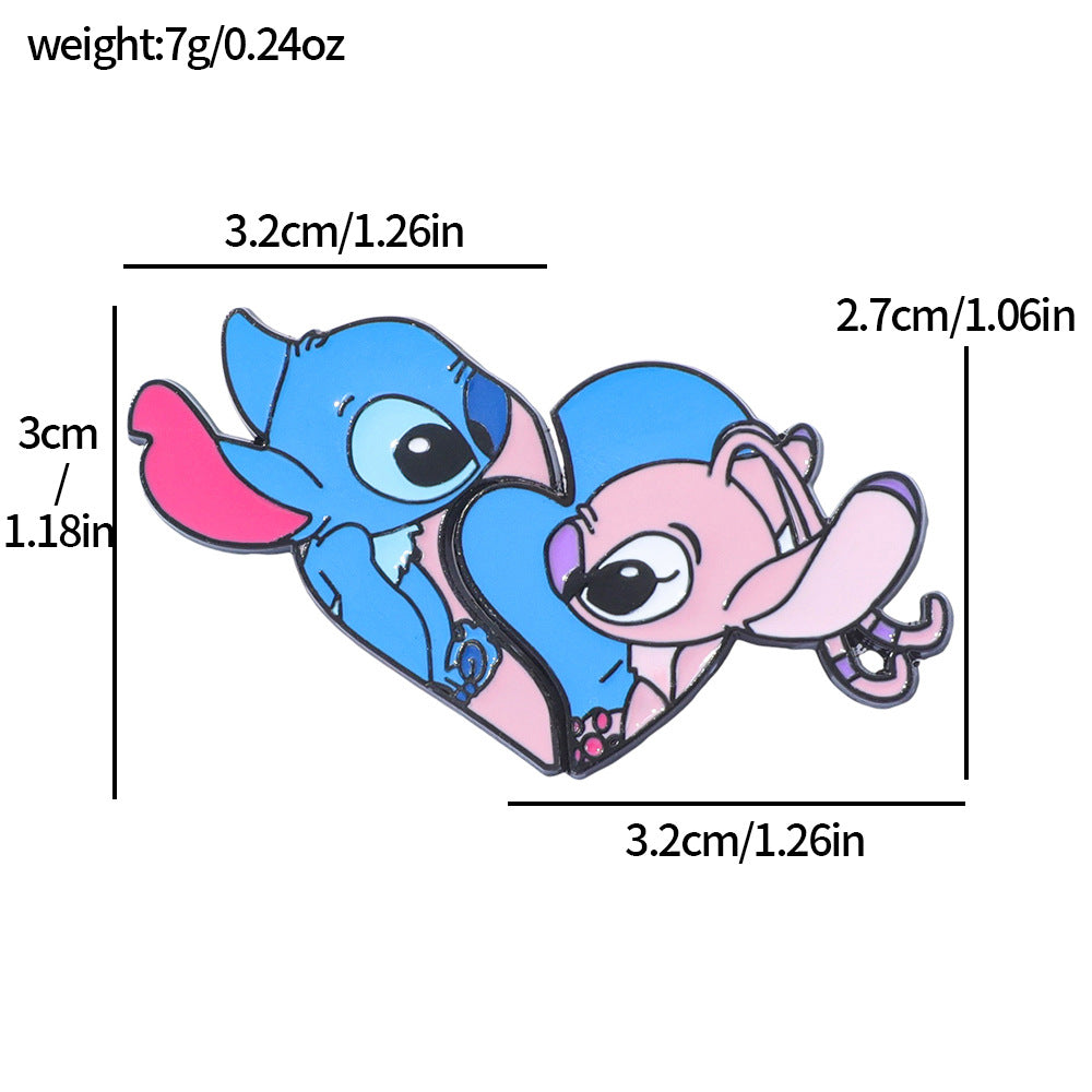 Pines de Lilo y Stitch Corazón