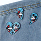 Pines de Mickey y Minnie Corazón