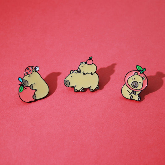 Pines de Capybara Manzana