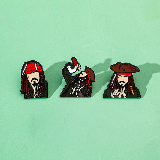 Pines de Jack Sparrow - Piratas del Caribe